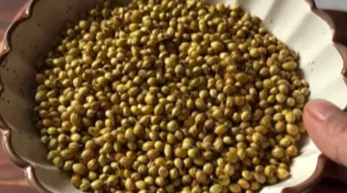 Coriander Seed Panjiri and Panchamrit Served for Janmashtami Puja 1